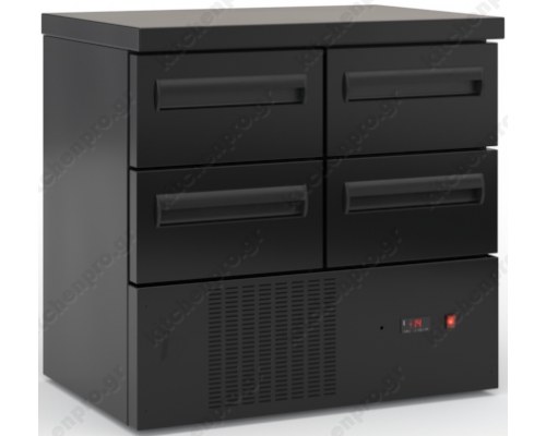 Επαγγελματικό Ψυγείο Πάγκος-Συντήρηση 90 x 70 εκ. με 4 Συρτάρια PSM9070DM/4SIR DOBROS INOX Ελλάδος