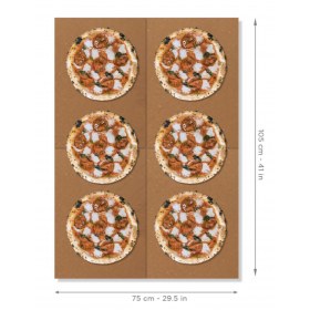 Traditional Italian Electric Pizza Oven for 6 Pizzas ZENO, ALFA  Italy