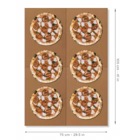 Traditional Italian Electric Pizza Oven for 6 Pizzas ZENO, ALFA Italy