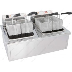 Επαγγελματικός Βραστήρας Ζυμαρικών 13 + 13 λίτρων Τριφασικός με Ψηφιακό Χρονόμετρο PC130 Μ & Μ Ελλάδος