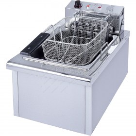 Επαγγελματική Μονή Φριτέζα 12 Λίτρων Τριφασική Ηλεκτρική F120 M & M Ελλάδος