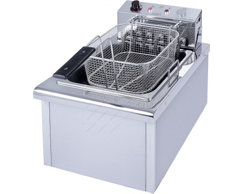 Επαγγελματική Μονή Φριτέζα 12 Λίτρων Τριφασική Ηλεκτρική F120 M & M Ελλάδος