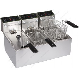 Επαγγελματική Τριπλή Φριτέζα 4+4+4 Λίτρων Ηλεκτρική F40C M & M Ελλάδος