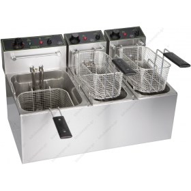 Επαγγελματική Τριπλή Φριτέζα 7+4+4 Λίτρων Ηλεκτρική F70C M & M Ελλάδος