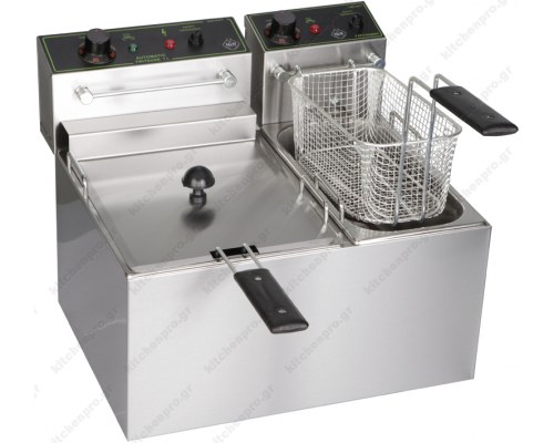 Επαγγελματική Διπλή Φριτέζα 7+4 Λίτρων Ηλεκτρική F70C M & M Ελλάδος