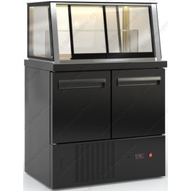 Επαγγελματικό Ψυγείο Βιτρίνα Συντήρησης Ζαχαροπλαστικής 90 x 70 εκ. PSM9070DIS.DM INOX DOBROS Ελλάδος