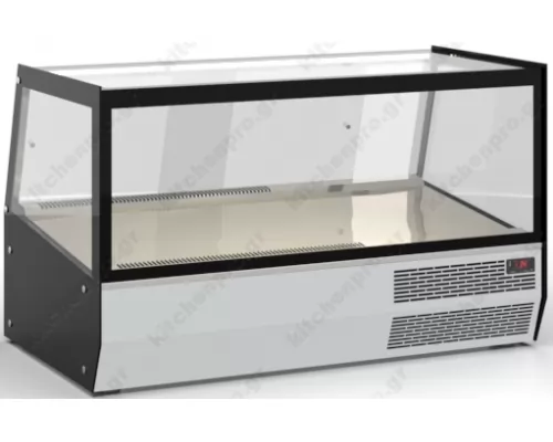 Επιτραπέζια Ψυχόμενη Βιτρίνα 110 x 60 εκ. ECO110DIS INOX DOBROS Ελλάδος