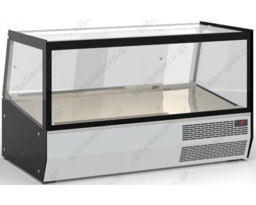 Επιτραπέζια Θερμαινόμενη Βιτρίνα 110 x 60 εκ. βεβιασμένης κυκλοφορίας ECO110.HOTAIR INOX DOBROS Ελλάδος