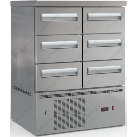 Επαγγελματικό Ψυγείο Θάλαμος Συντήρηση Ψαριών με 6 συρτάρια GN INOX DOBROS Ελλάδος