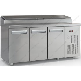 Επαγγελματικό Ψυγείο Τόστ - Σαλατών 180 x 70 εκ. 2 Πόρτες & Καπάκι GN 1/4 PSM18070BAR.C, INOX DOBROS Ελλάδος