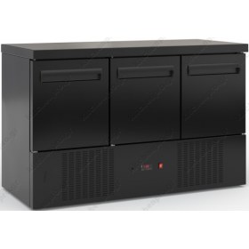 Επαγγελματικό Ψυγείο Πάγκος-Συντήρηση 135 x 60 εκ. με 3 Πόρτες GN 1/1 PSM13560DM DOBROS INOX Ελλάδος