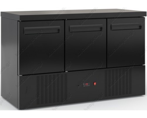 Επαγγελματικό Ψυγείο Πάγκος-Συντήρηση 135 x 60 εκ. με 3 Πόρτες GN 1/1 PSM13560DM DOBROS INOX Ελλάδος