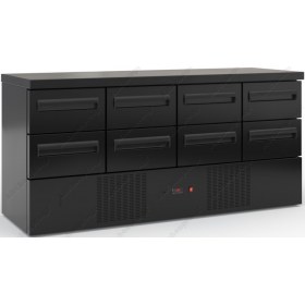 Επαγγελματικό Ψυγείο Πάγκος-Συντήρηση 180 x 60 εκ. με 8 Συρτάρια PSM18060DM/4SIR DOBROS INOX Ελλάδος