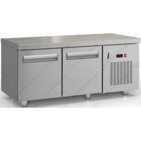 Επαγγελματικό Ψυγείο Πάγκος - Κατάψυξη Χαμηλό 135 x 60 εκ. με 2 Πόρτες GN 1/1 PSMK13560SN INOX DOBROS Ελλάδος