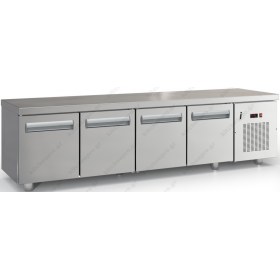 Επαγγελματικό Ψυγείο Πάγκος - Κατάψυξη Χαμηλό 225 x 60 εκ. με 4 Πόρτες GN 1/1 PSMK22560SN INOX DOBROS Ελλάδος