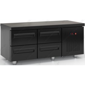 Refrigerated Counter - Cooler Low Height 130 x 70 cm 4 Drawers GN 1/1 PSM13070SN/4SIR DOBROS INOX Greece