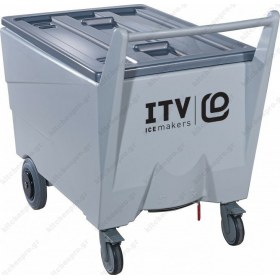 Αποθήκη Πάγου - Καρότσι Inox EASY CART C110 112 kg ITV Ισπανίας
