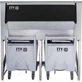Αποθήκη Πάγου με 2 καρότσια SILO SCD400 412 kg ITV Ισπανίας