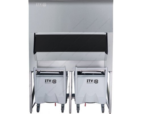 Αποθήκη Πάγου με 2 καρότσια SILO SCD800 812 kg ITV Ισπανίας