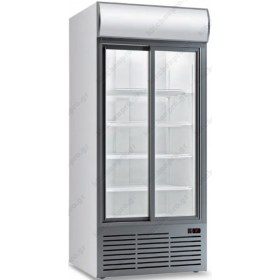 Επαγγελματικό Διπλό Ψυγείο Βιτρίνα Αναψυκτικών με Μετόπη CL113 TC SL White KLIMAITALIA Ιταλίας