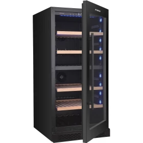 Wine Refrigerator 120 Bottles XPR W120DΤ (Black door) MASTERZEN of Greece