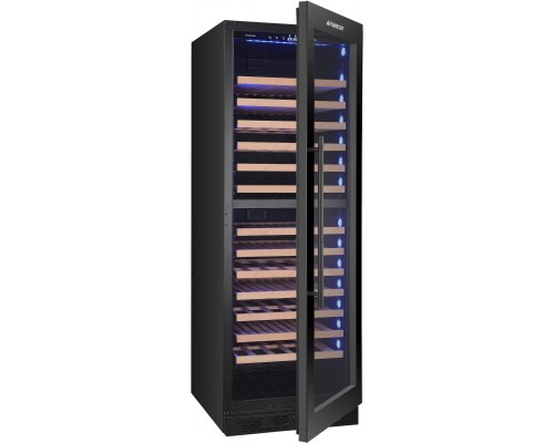 Ψυγείο Κρασιών 154 Μπουκαλιών W180DT (Μαύρη πόρτα) MASTERZEN Ελλάδος