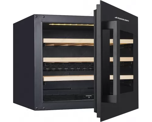 Wine Refrigerator 24 Bottles Fully Built-in XPR W24S (Black door) MASTERZEN of Greece