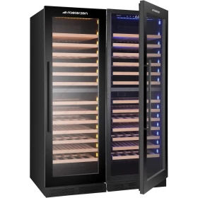 Wine Refrigerator 317 Bottles XPR W320 (Black door) MASTERZEN of Greece
