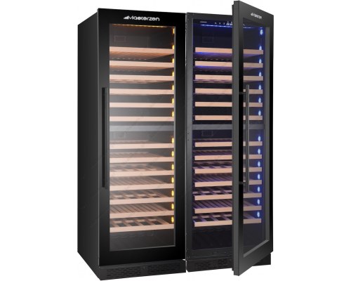 Ψυγείο Κρασιών 317 Μπουκαλιών XPR W320 (Μαύρη πόρτα) MASTERZEN Ελλάδος