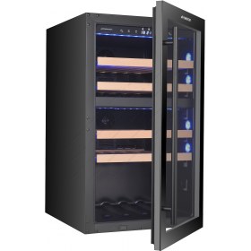 Ψυγείο Κρασιών 44 Μπουκαλιών XPR W40DT (Μαύρη πόρτα) MASTERZEN Ελλάδος