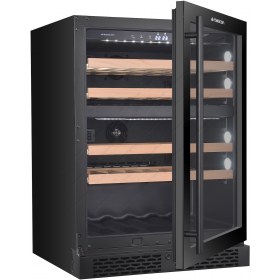 Ψυγείο Κρασιών 39 Μπουκαλιών XPR W46DT (Μαύρη πόρτα) MASTERZEN Ελλάδος