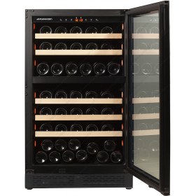 Ψυγείο Κρασιών 74 Μπουκαλιών XPR W88DΤ (Μαύρη πόρτα) MASTERZEN Ελλάδος