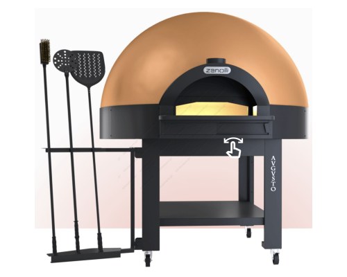 Χτιστός Φούρνος Ηλεκτρικός 6 Πίτσες AGVSTO 6, ZANOLLI Ιταλίας