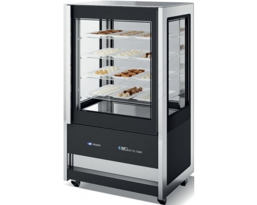 Επαγγελματικό Ψυγείο Βιτρίνα Συντήρηση Γλυκών - Ζαχαροπλαστικής 93 x 74,5 x 161,1 εκ. CRISTAL TOWER 93LH RV TN ISA Ιταλίας