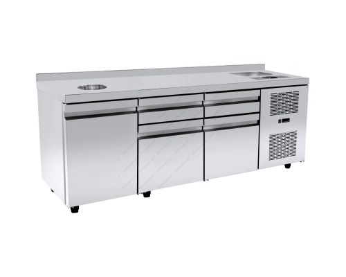 Ψυχόμενο Coffee Station 179 εκ CS RE 179M, NIKI INOX Ελλαδος