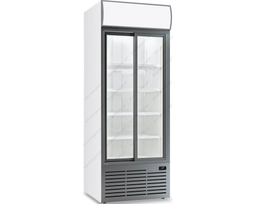 Επαγγελματικό Διπλό Ψυγείο Βιτρίνα Αναψυκτικών με Μετόπη CL 90 TC SL White KLIMAITALIA Ιταλίας