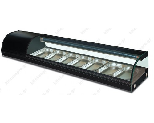 Επιτραπέζια Βιτρίνα Sushi 180 εκ. - SH180 7GN1/3 KLIMAITALIA Iταλίας
