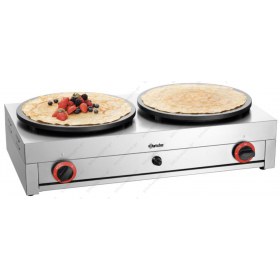 Επαγγελματική Κρεπιέρα Αερίου Διπλή 2CP400G BARTSCHER Γερμανίας