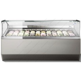 Βιτρίνα Παγωτού για 12 Λεκανάκια SUPERCAPRI 120 H117 ISA Ιταλίας