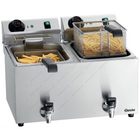 Επαγγελματική Διπλή Φριτέζα 9+9 Λίτρων Ηλεκτρική A162829 SNACK IV Plus MDI BARTSCHER Γερμανίας