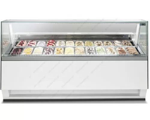 Βιτρίνα Παγωτού για 12 Λεκανάκια DIVA 120 H125 ISA Ιταλίας