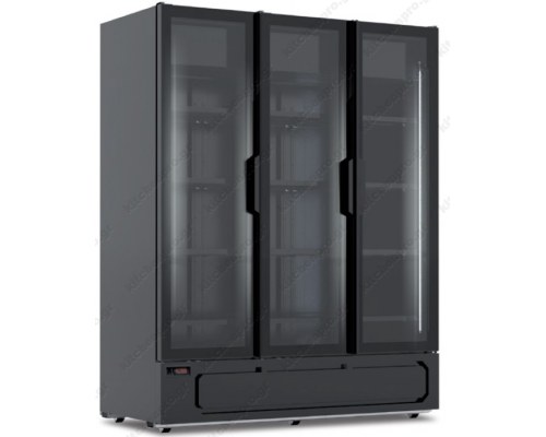 Επαγγελματικό Ψυγείο Βιτρίνα Αναψυκτικών Τριπλή MILANO 1620 BLK KLIMAITALIA Ιταλίας