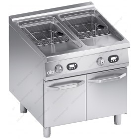 Επιδαπέδια Διπλή Ηλεκτρική Φριτέζα 20+20 Λίτρων 80 x 90 εκ. S900 K4EFEP1020 ATA srl Ιταλίας