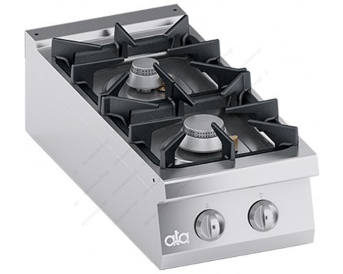 Commercial Gas Double Range 40 x 90 cm S900 K4GCUP05TT ATA srl Italy