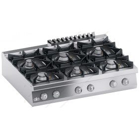 Επιτραπέζια Κουζίνα Αερίου 6 Εστιών 120 x 90 εκ. S900 K4GCUP15TT ATA srl Ιταλίας