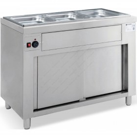 Bain Marie 3 GN 1/1 με Αποθήκη Ουδέτερη 106 x 70 εκ.