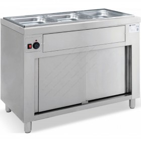 Bain Marie 5 GN 1/1 με Αποθήκη Ουδέτερη 170 x 70 εκ.
