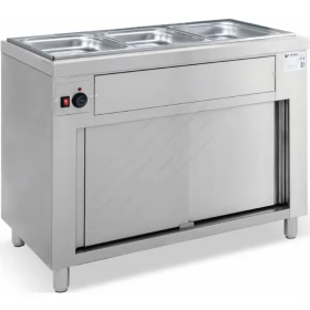 Bain Marie 5 GN 1/1 με Αποθήκη Ουδέτερη 170 x 70 εκ.