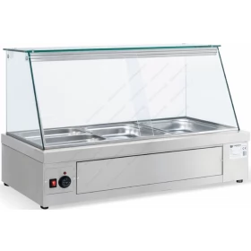 Επιτραπέζια Βιτρίνα Bain Marie 3GN 106 εκ. ΜΤ106 BAMBAS Ελλάδος