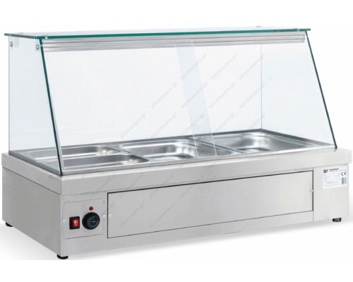 Επιτραπέζια Βιτρίνα Bain Marie 3GN 106 εκ. ΜΤ106 BAMBAS Ελλάδος